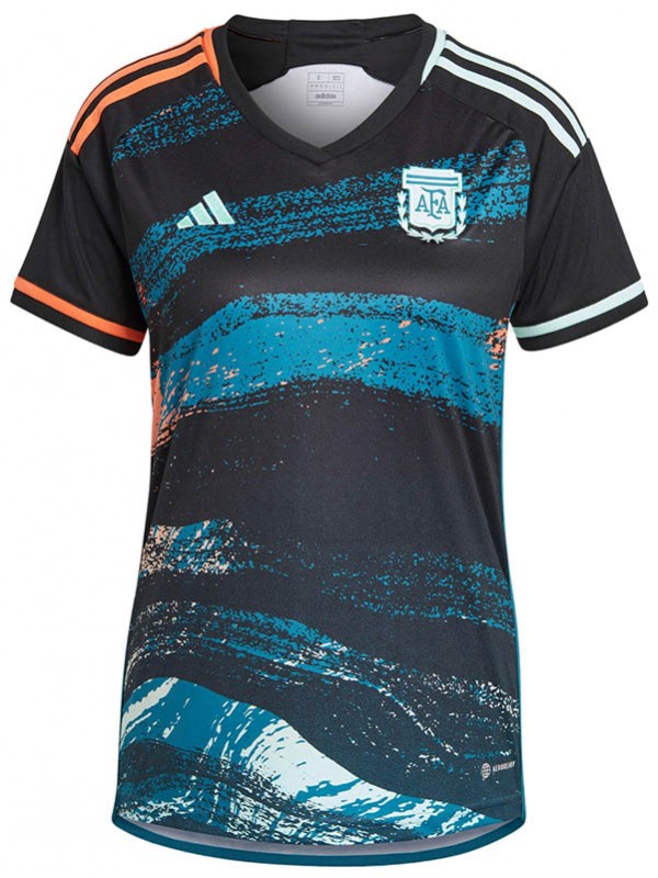 Argentina away jersey soccer uniform men's second football kit top sports shirt 2023 women world cup